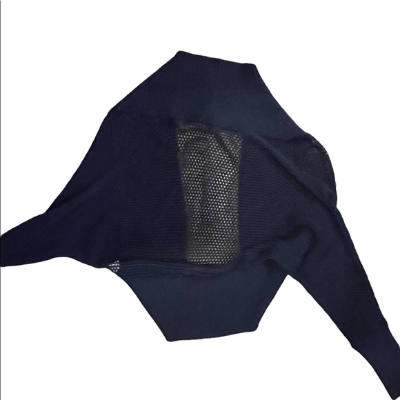 Athleta navy blue cropped cardigan - Picture 2 of 3